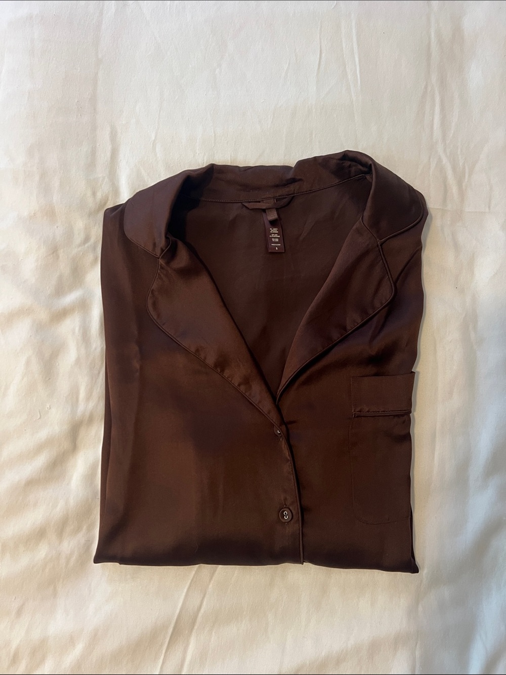 SKIMS 100% Size Small Silk Pajama Set
